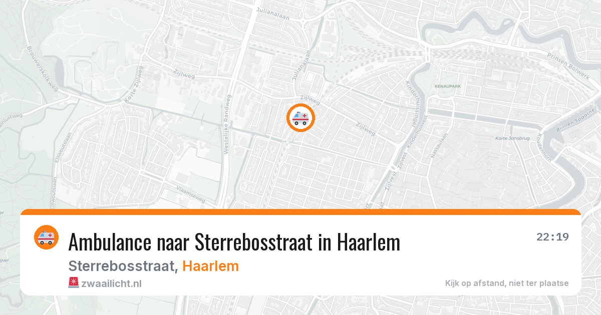 Ambulance naar Sterrebosstraat in Haarlem — 13 jun 2026