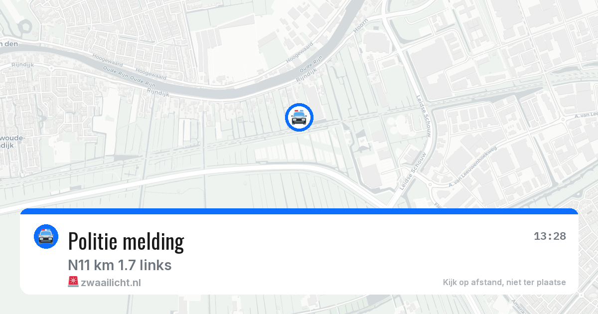 Politie melding — 26 mrt 2026