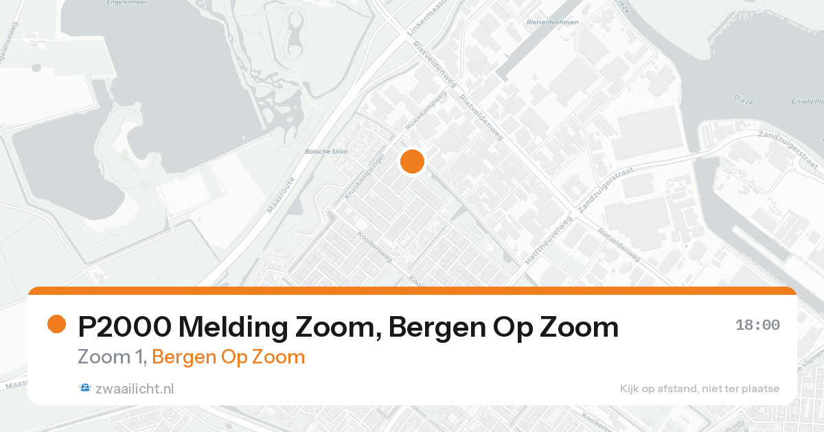 P2000 Melding Zoom, Bergen Op Zoom — 31 jan 2026