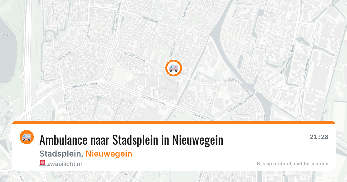 Ambulance naar Stadsplein in Nieuwegein — 3 jul 2026