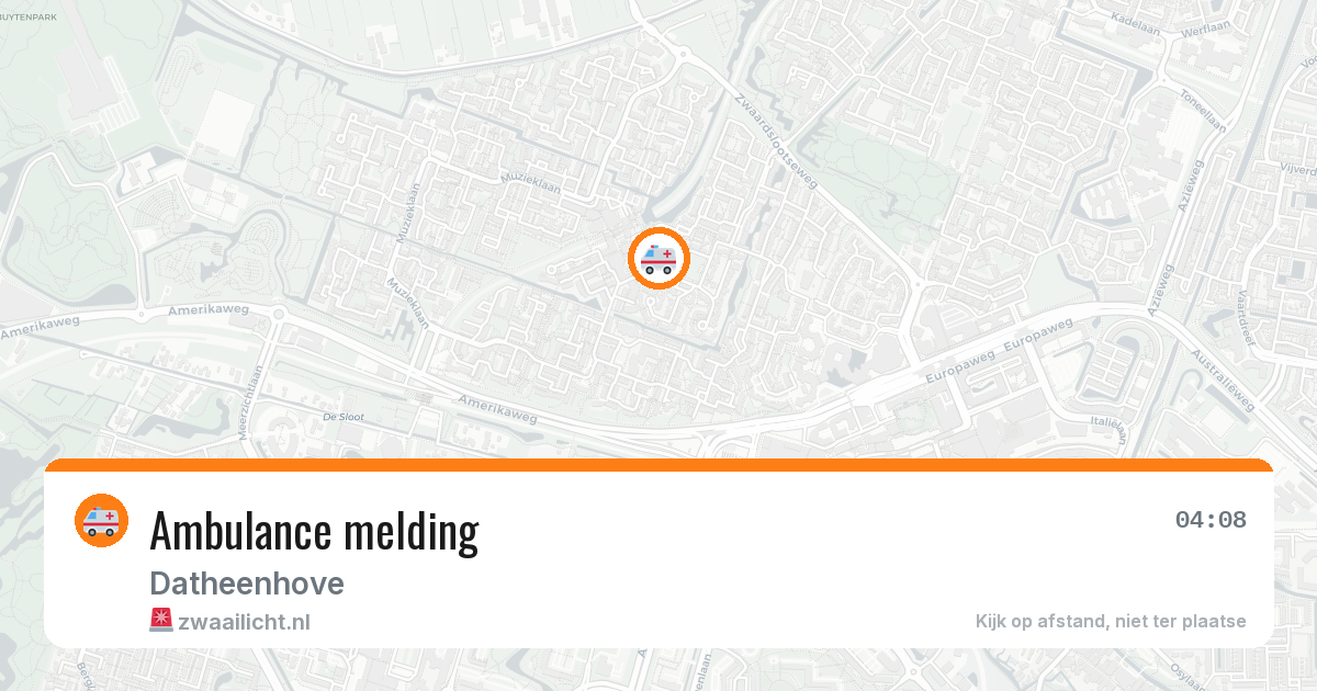 Ambulance melding — 30 jan 2026