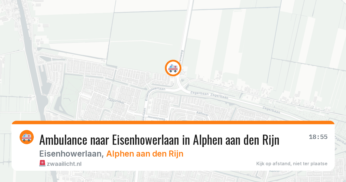 Ambulance naar Eisenhowerlaan in Alphen aan den Rijn — 4 apr 2026