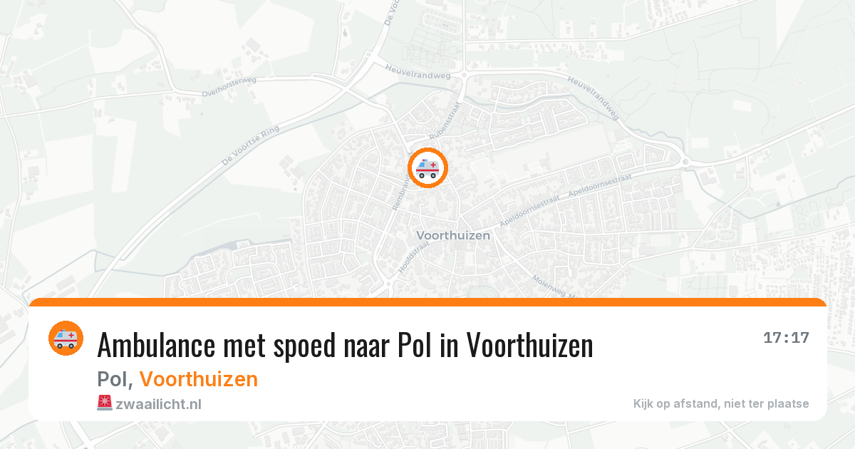 Ambulance met spoed naar Pol in Voorthuizen — 19 jun 2026