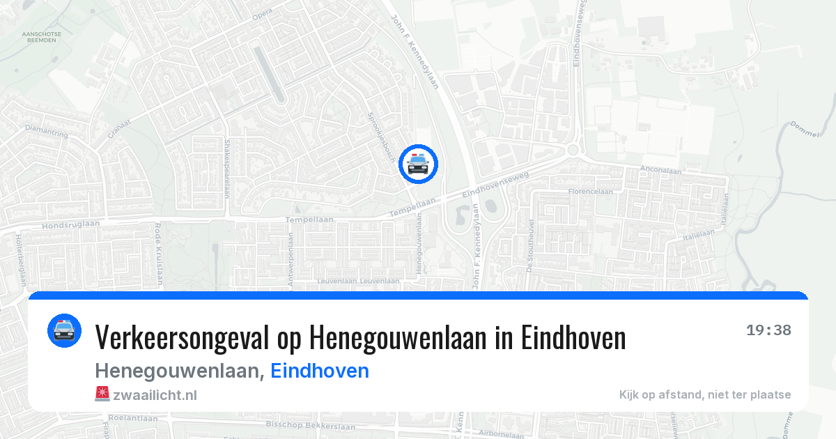 Verkeersongeval op Henegouwenlaan in Eindhoven — 23 jan 2026
