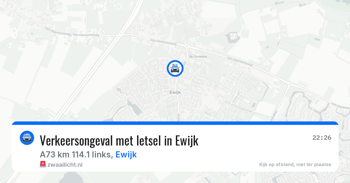 Verkeersongeval met letsel in Ewijk — 4 feb 2026