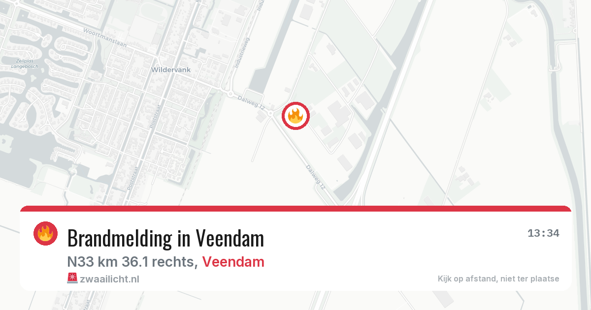 Brandmelding in Veendam — 6 feb 2026