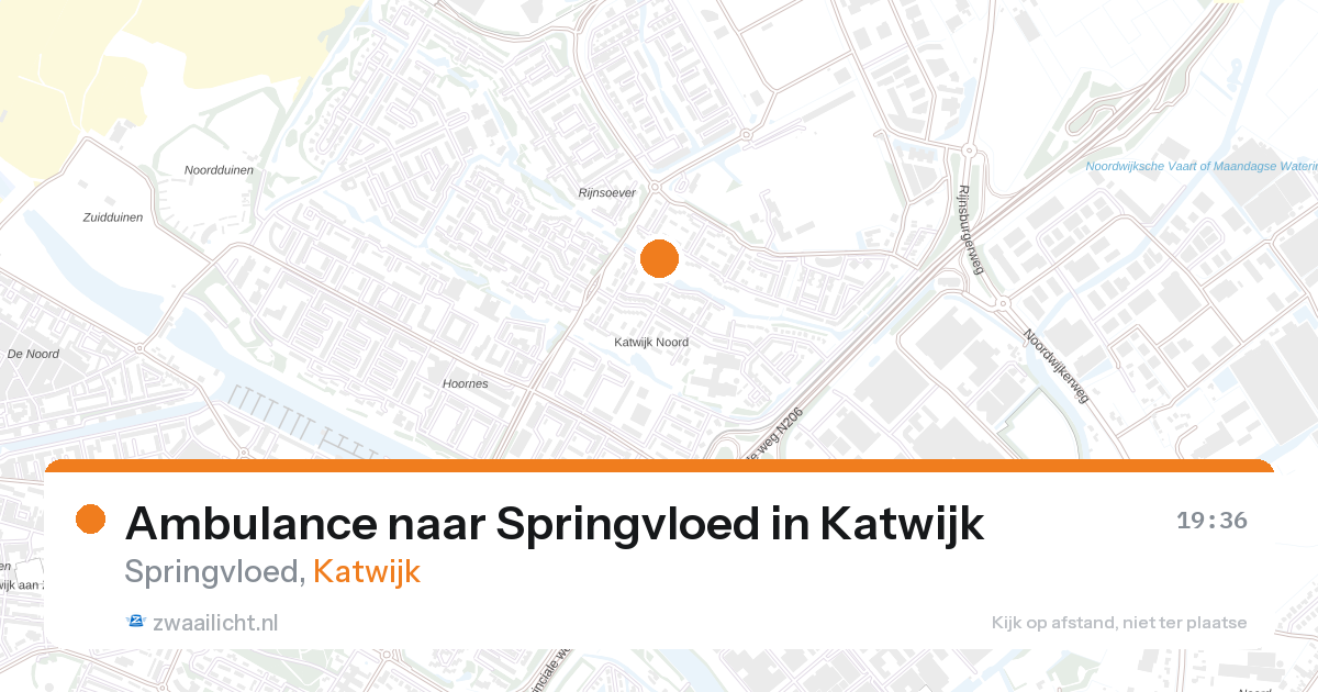 Ambulance naar Springvloed in Katwijk — 7 mrt 2026