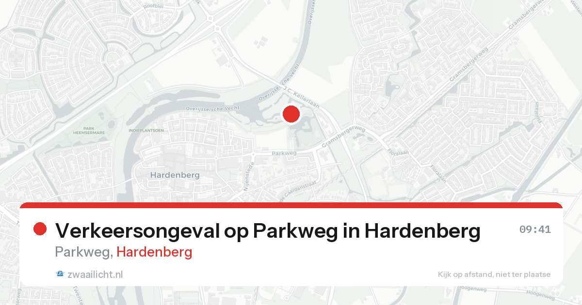 Verkeersongeval op Parkweg in Hardenberg — 20 aug 2026