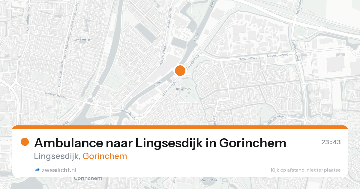 Ambulance naar Lingsesdijk in Gorinchem — 7 feb 2026