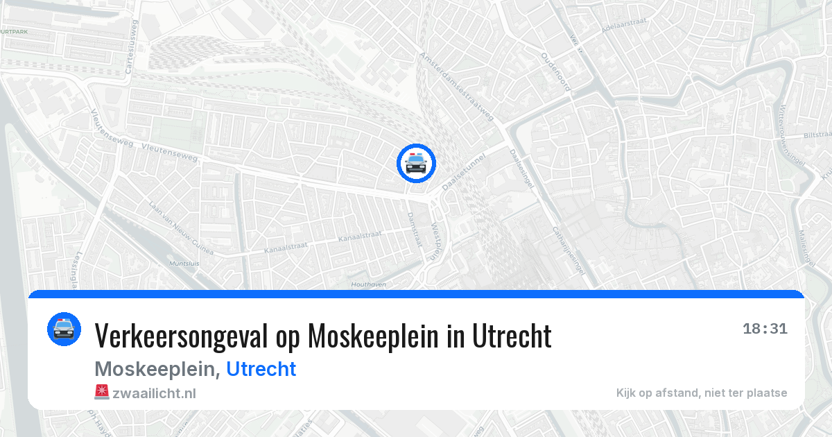 Verkeersongeval op Moskeeplein in Utrecht — 26 mei 2026