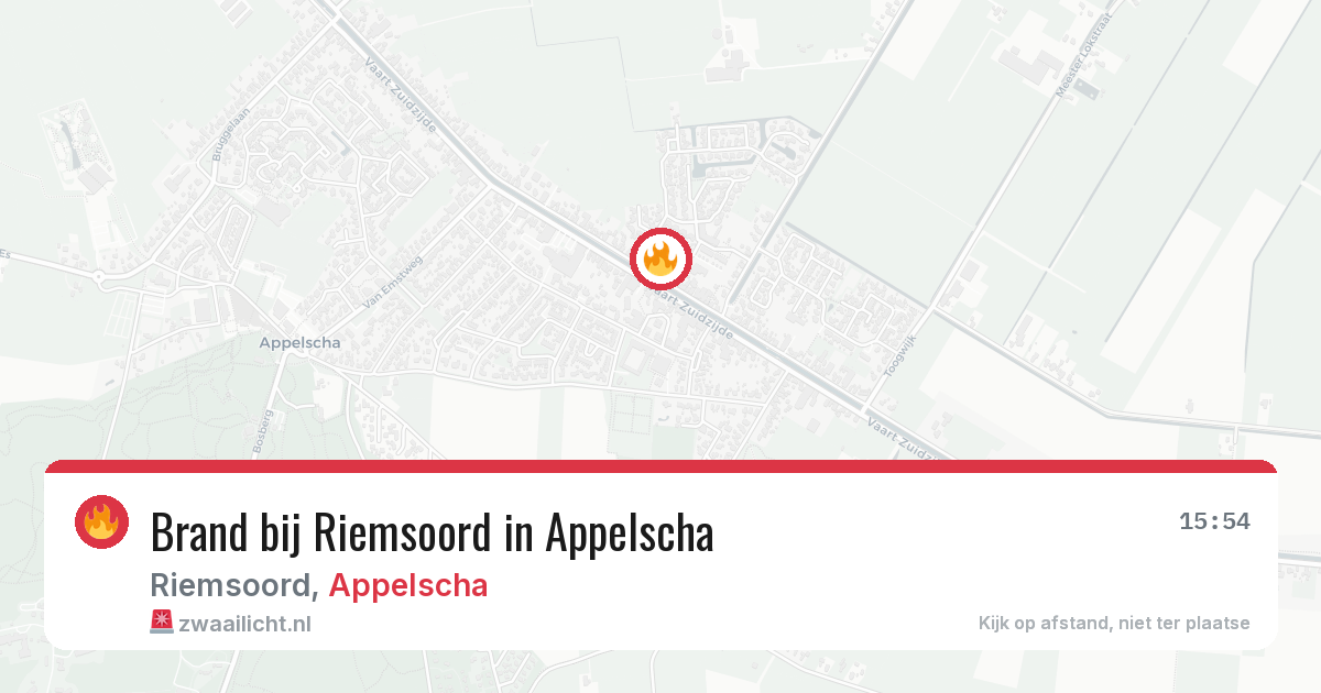 Brand bij Riemsoord in Appelscha — 11 aug 2026