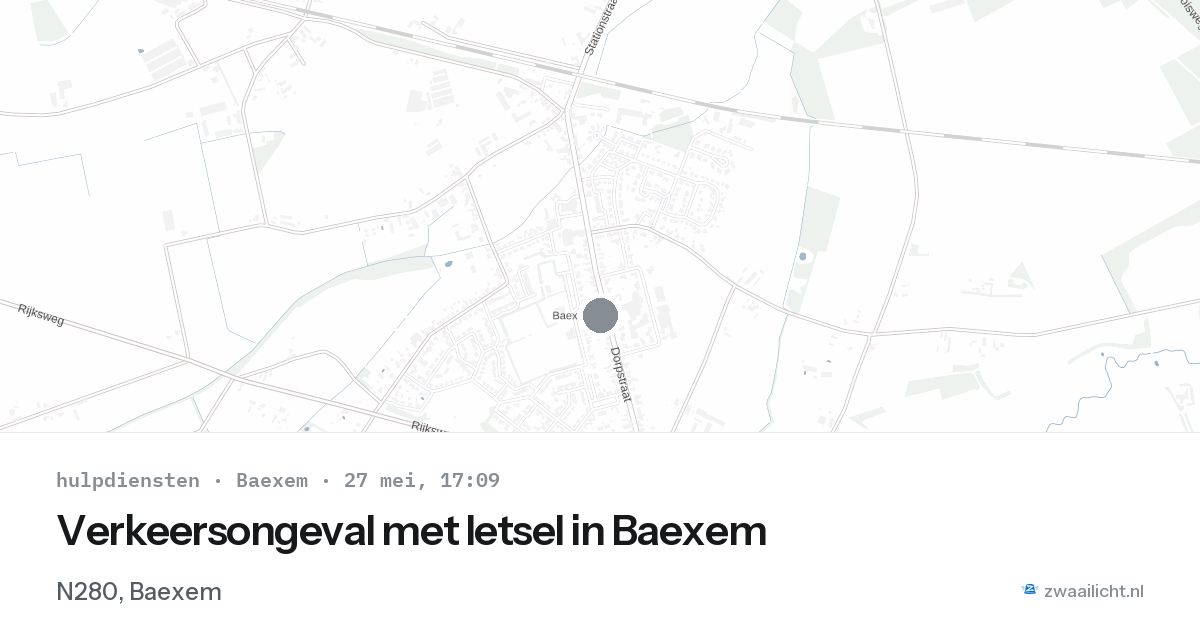 Verkeersongeval met letsel in Baexem — 2 feb 2026