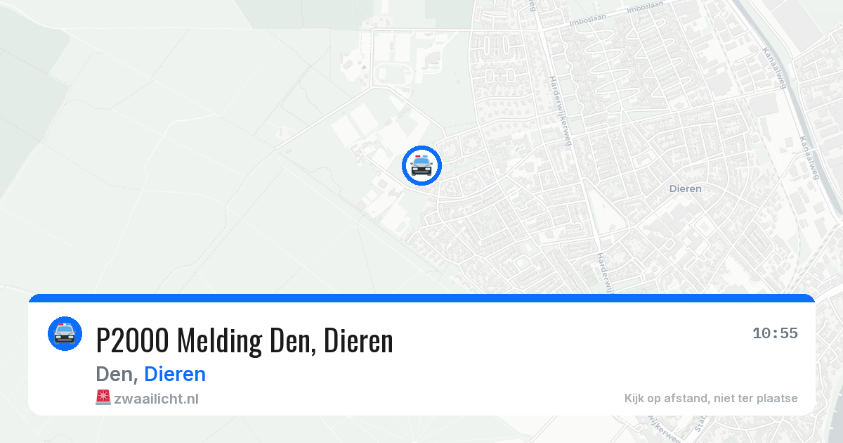 P2000 Melding Den, Dieren — 12 aug 2026