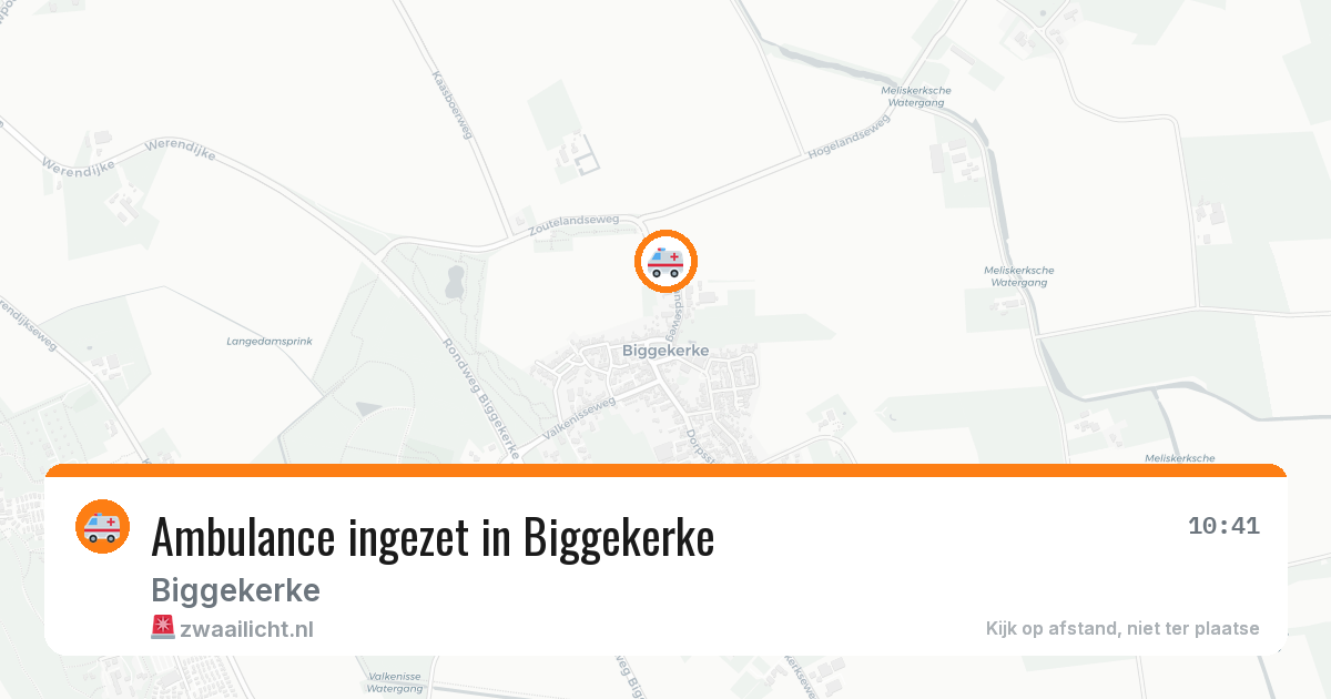 Ambulance ingezet in Biggekerke — 3 aug 2026