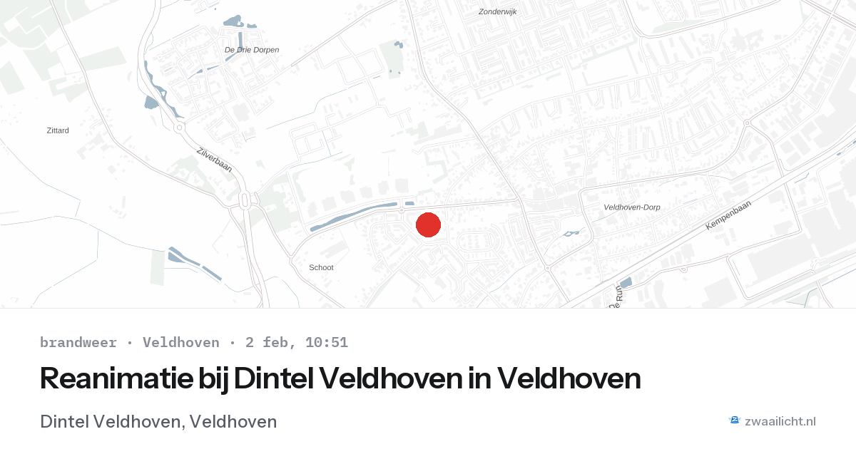 Reanimatie bij Dintel Veldhoven in Veldhoven — 2 feb 2026