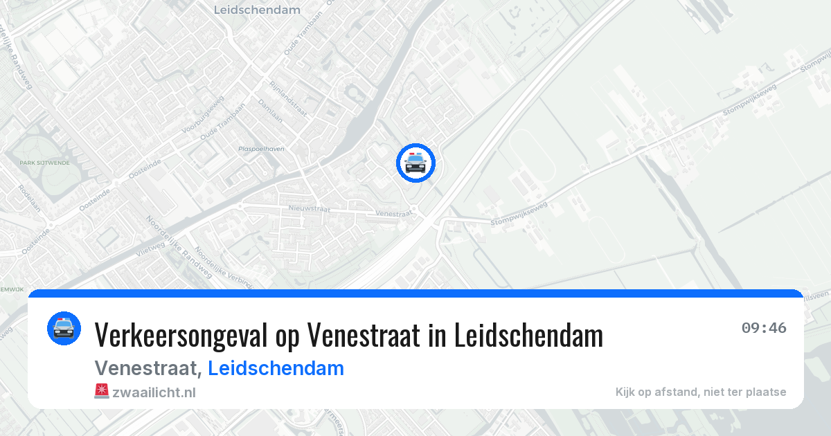 Verkeersongeval op Venestraat in Leidschendam — 27 jan 2026