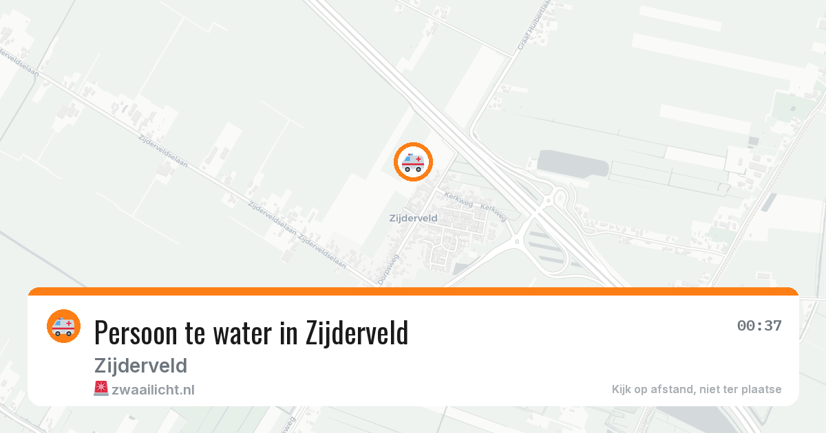 Persoon te water in Zijderveld — 23 jun 2026