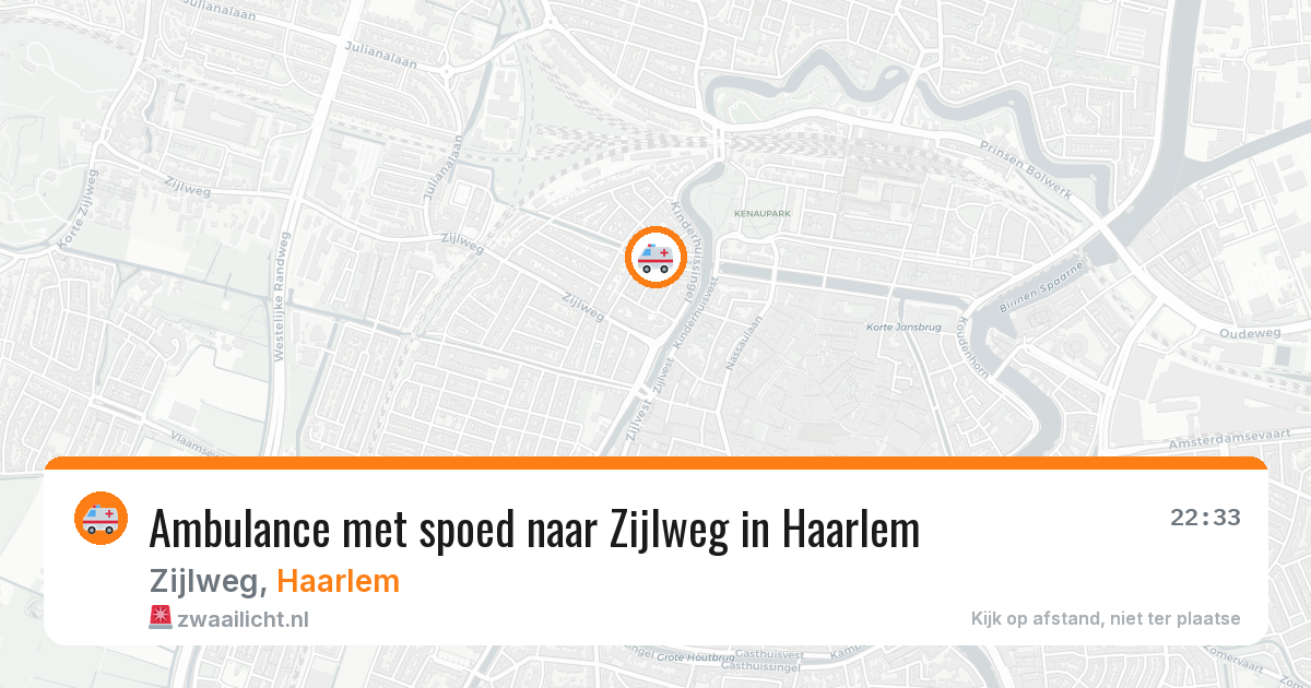 Ambulance met spoed naar Zijlweg in Haarlem — 1 feb 2026