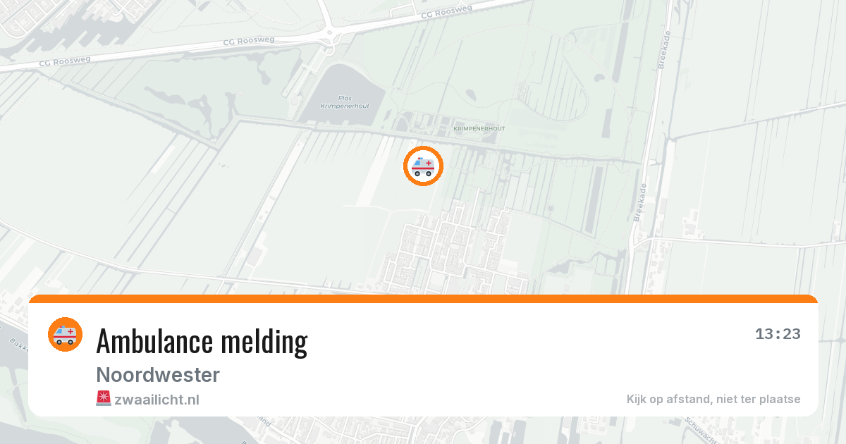 Ambulance melding — 29 jul 2026