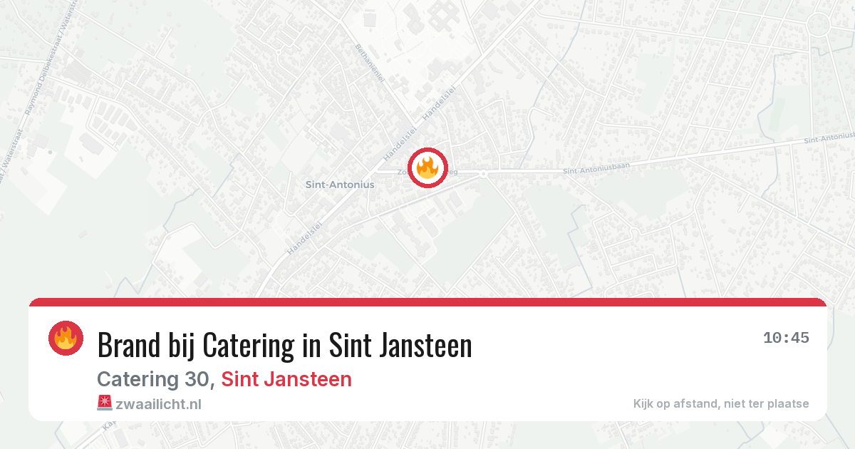 Brand bij Catering in Sint Jansteen — 18 feb 2026