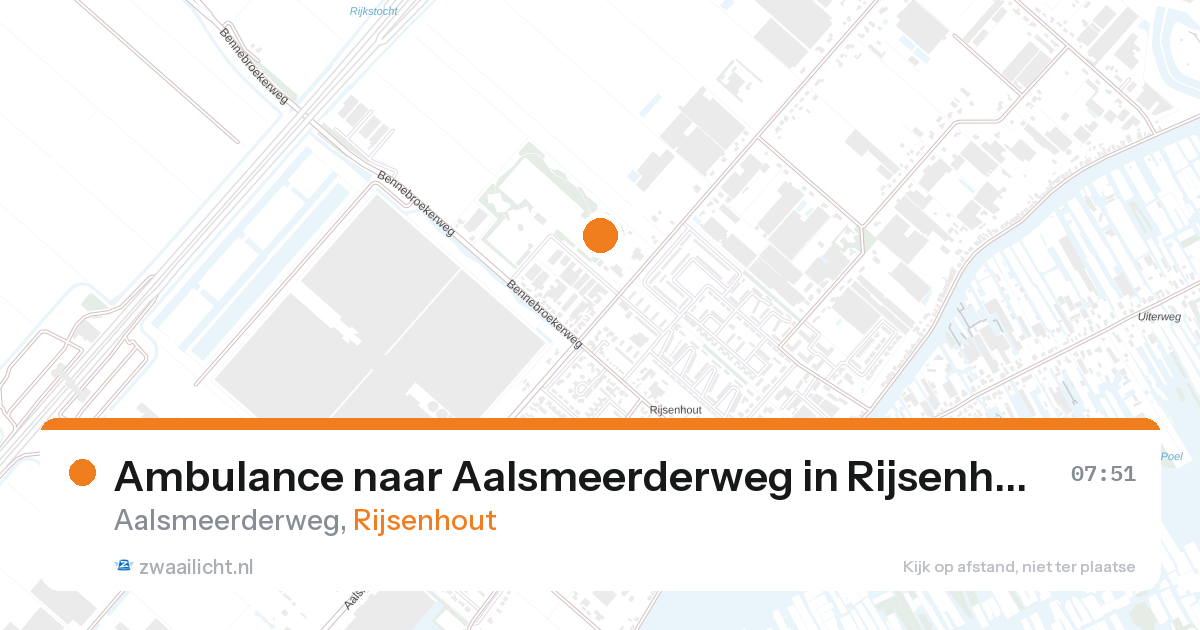 Ambulance naar Aalsmeerderweg in Rijsenhout — 14 jun 2026