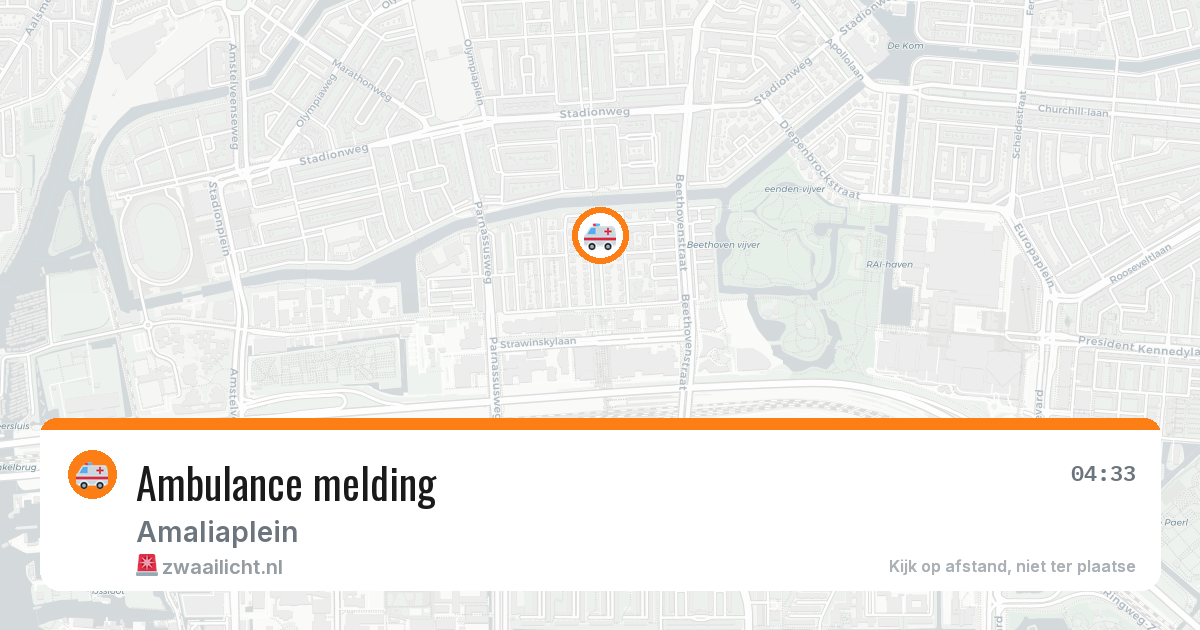 Ambulance melding — 22 apr 2026