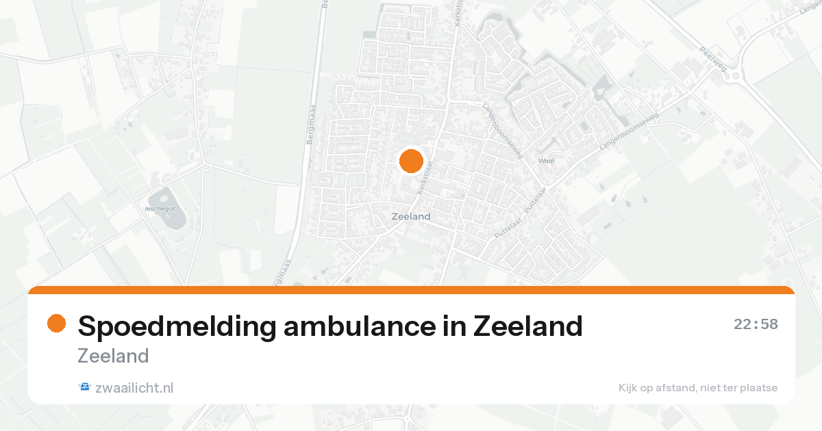 Spoedmelding ambulance in Zeeland — 30 jan 2026