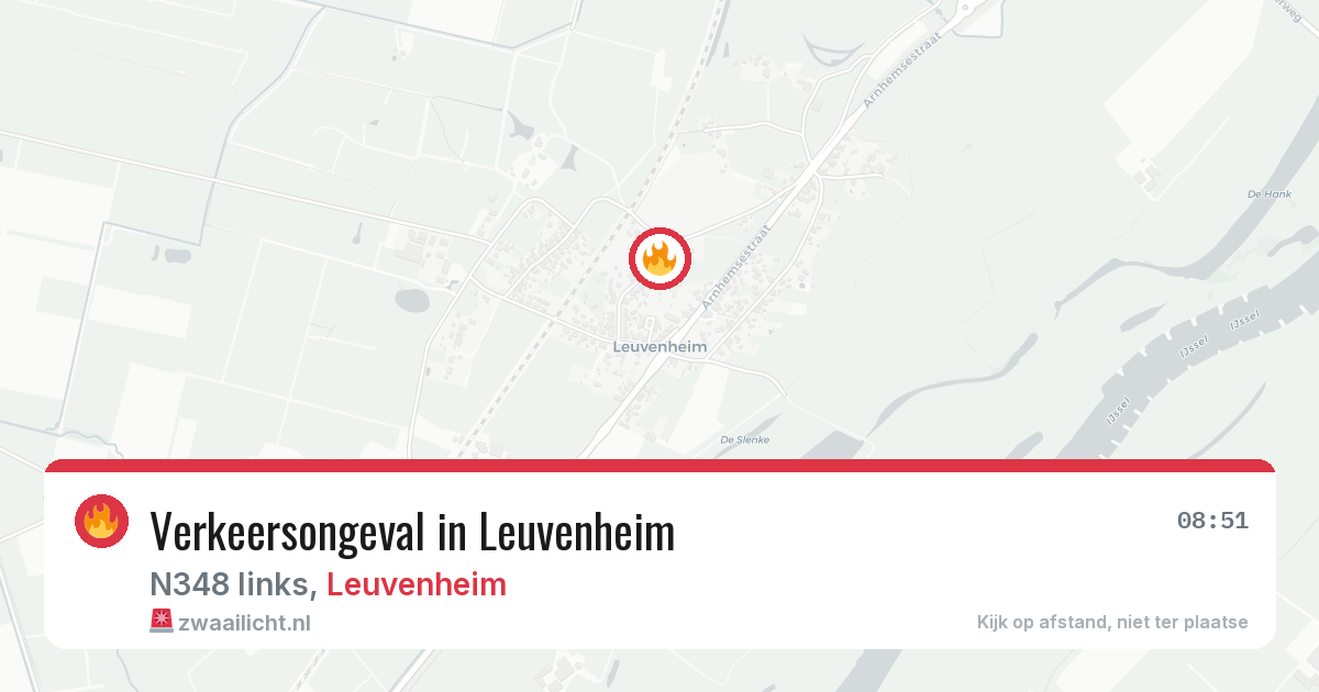 Verkeersongeval in Leuvenheim — 29 mei 2026