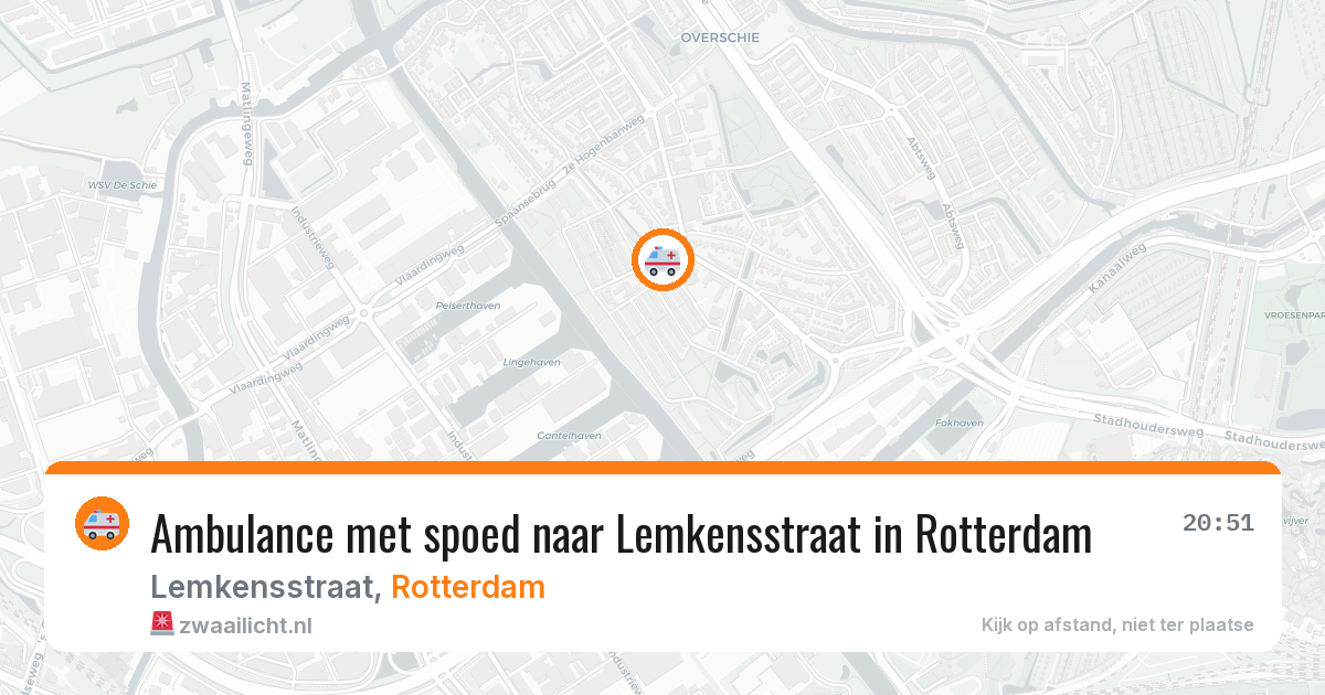 Ambulance met spoed naar Lemkensstraat in Rotterdam — 7 aug 2026