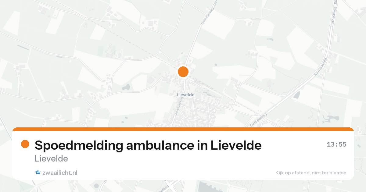 Spoedmelding ambulance in Lievelde — 31 jan 2026