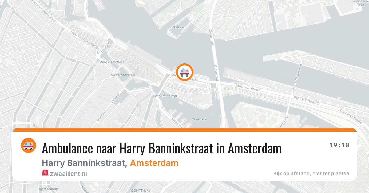 Ambulance naar Harry Banninkstraat in Amsterdam — 27 jul 2026