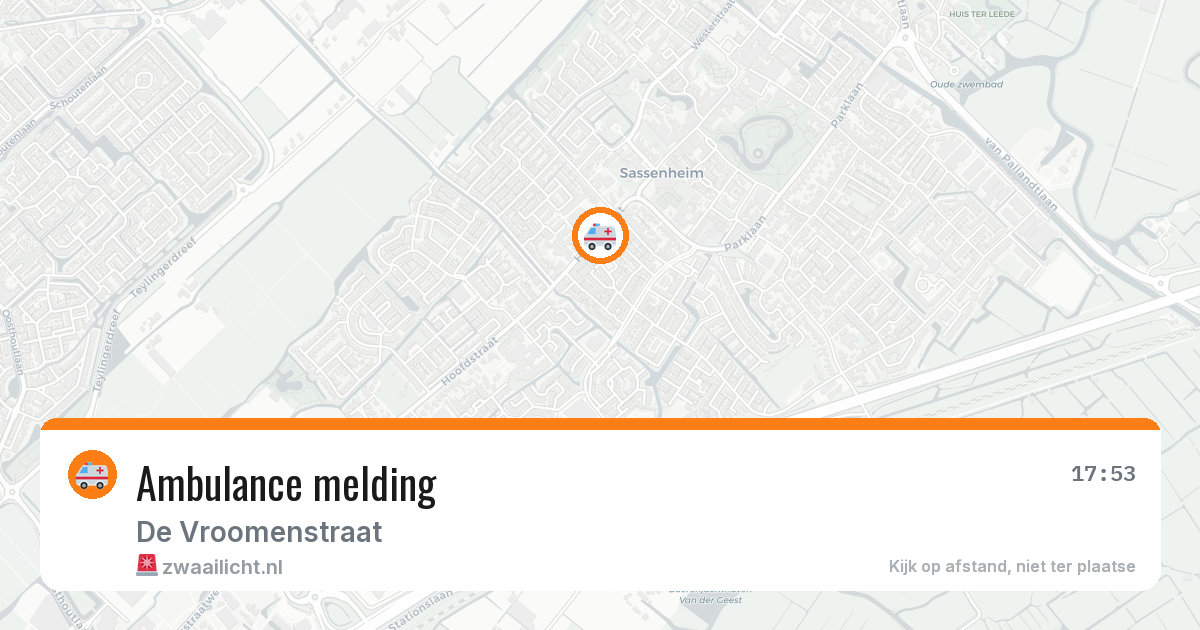 Ambulance melding — 29 jun 2026