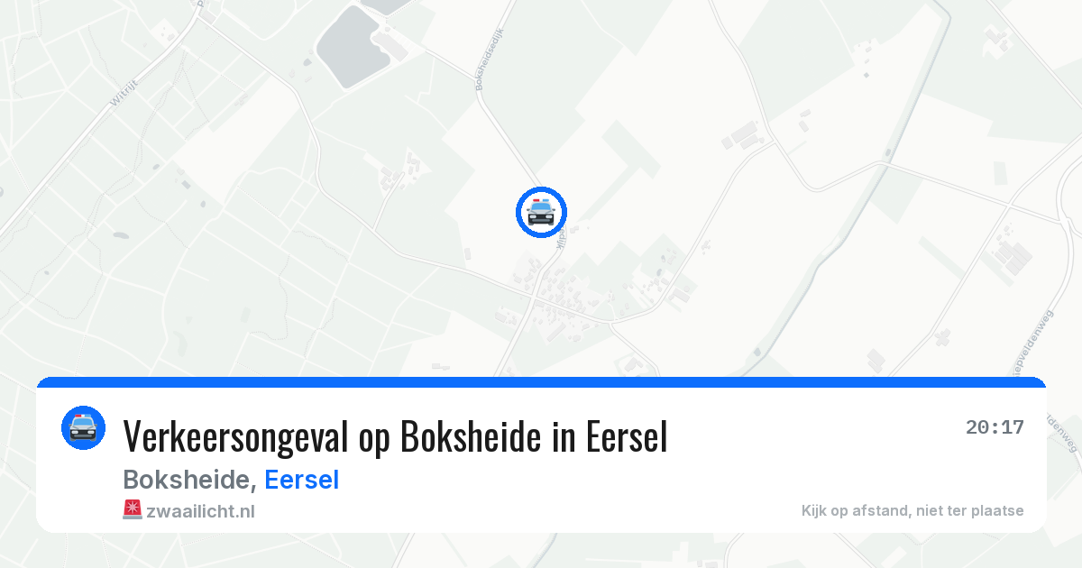 Verkeersongeval op Boksheide in Eersel — 23 mei 2026