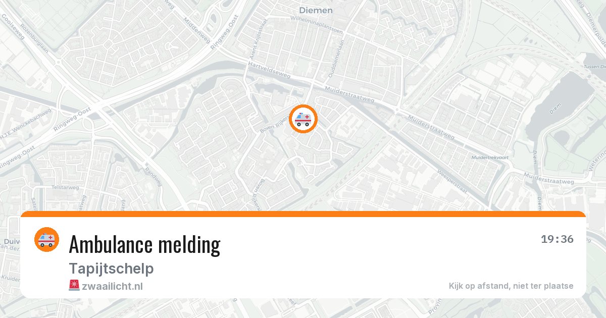 Ambulance melding — 15 jun 2026