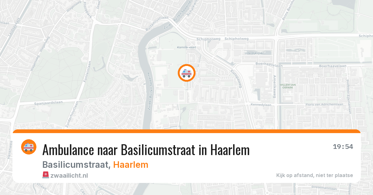 Ambulance naar Basilicumstraat in Haarlem — 10 apr 2026
