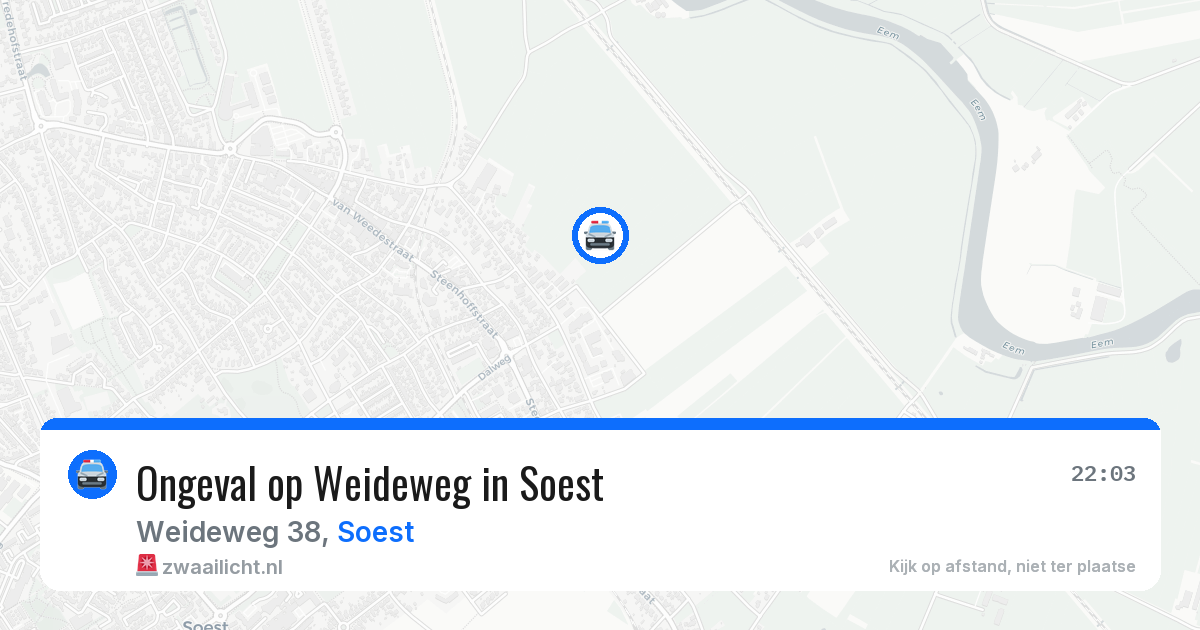 Ongeval op Weideweg in Soest — 27 apr 2026