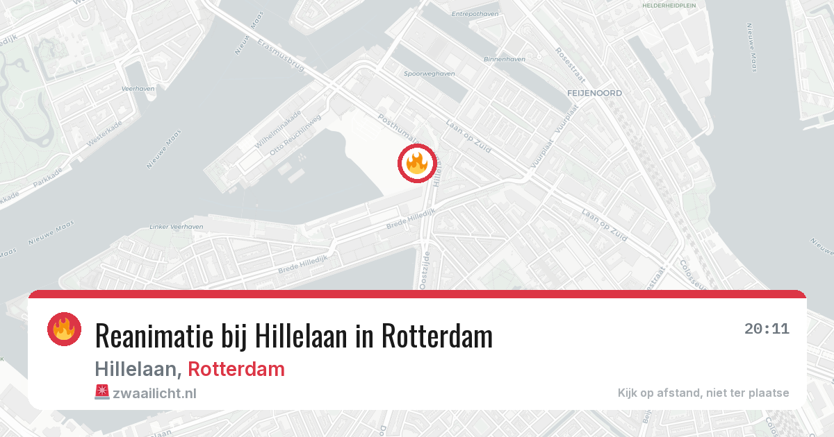 Reanimatie bij Hillelaan in Rotterdam — 12 apr 2026