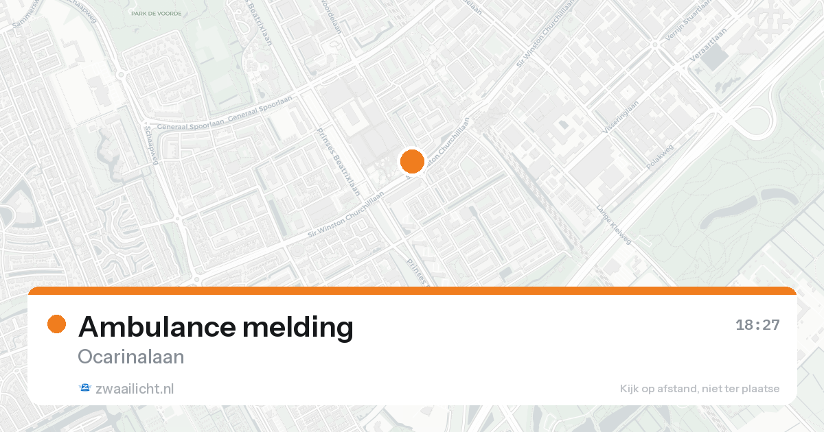 Ambulance melding — 31 jan 2026