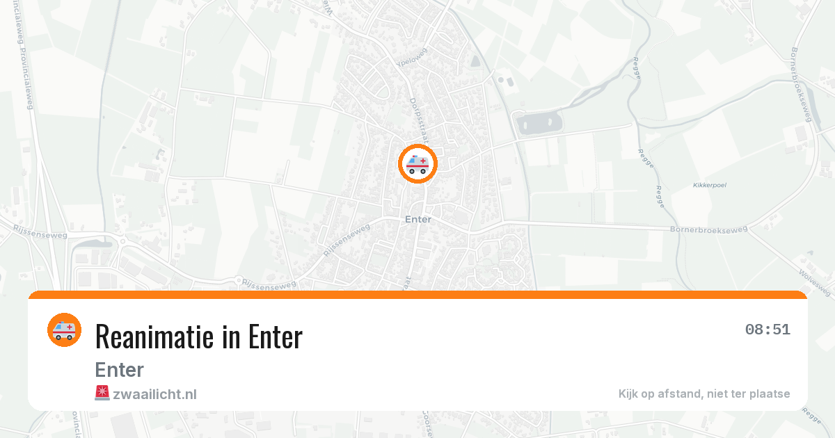 Reanimatie in Enter — 14 mei 2026