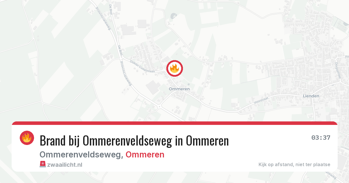 Brand bij Ommerenveldseweg in Ommeren — 28 jun 2026