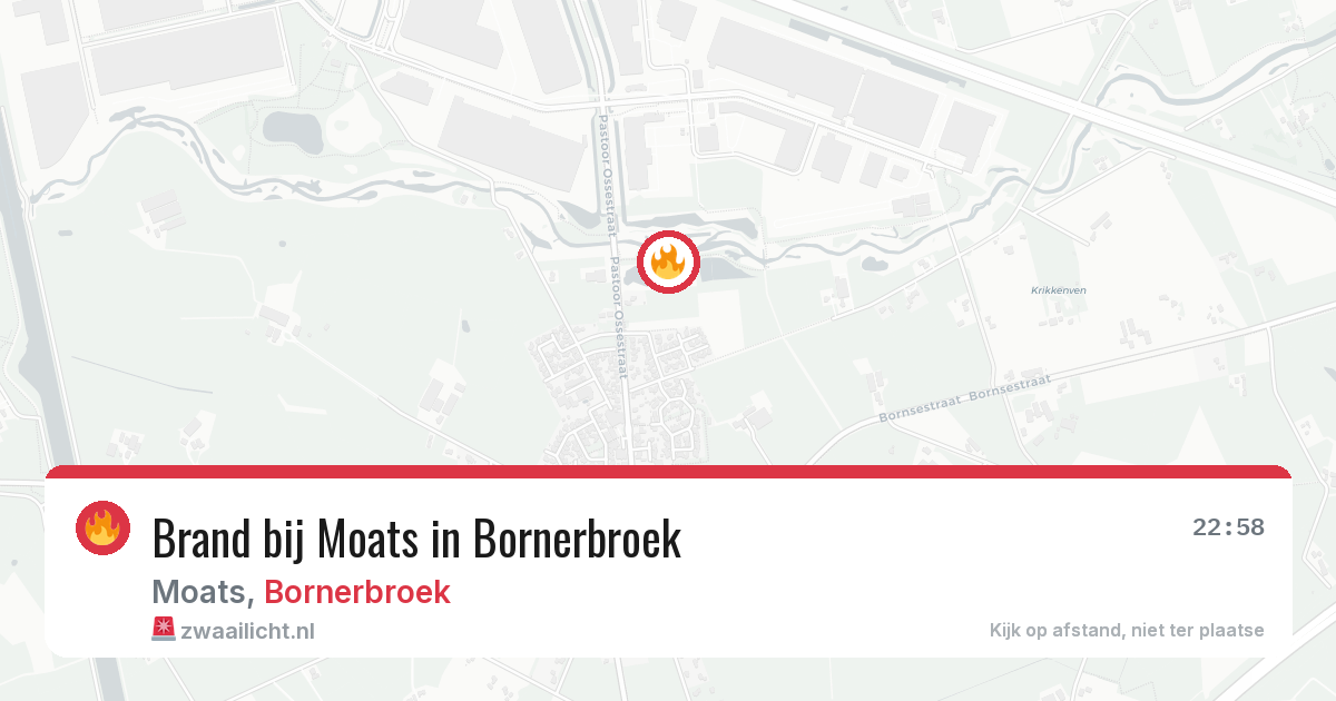 Brand bij Moats in Bornerbroek — 7 mei 2026