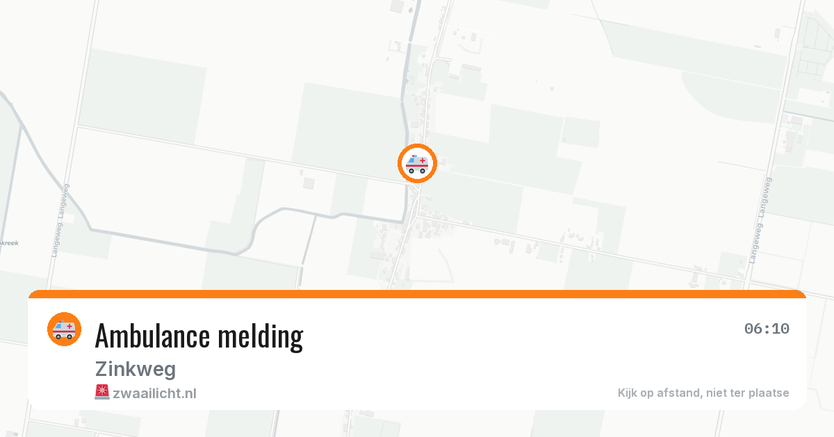 Ambulance melding — 22 jun 2026
