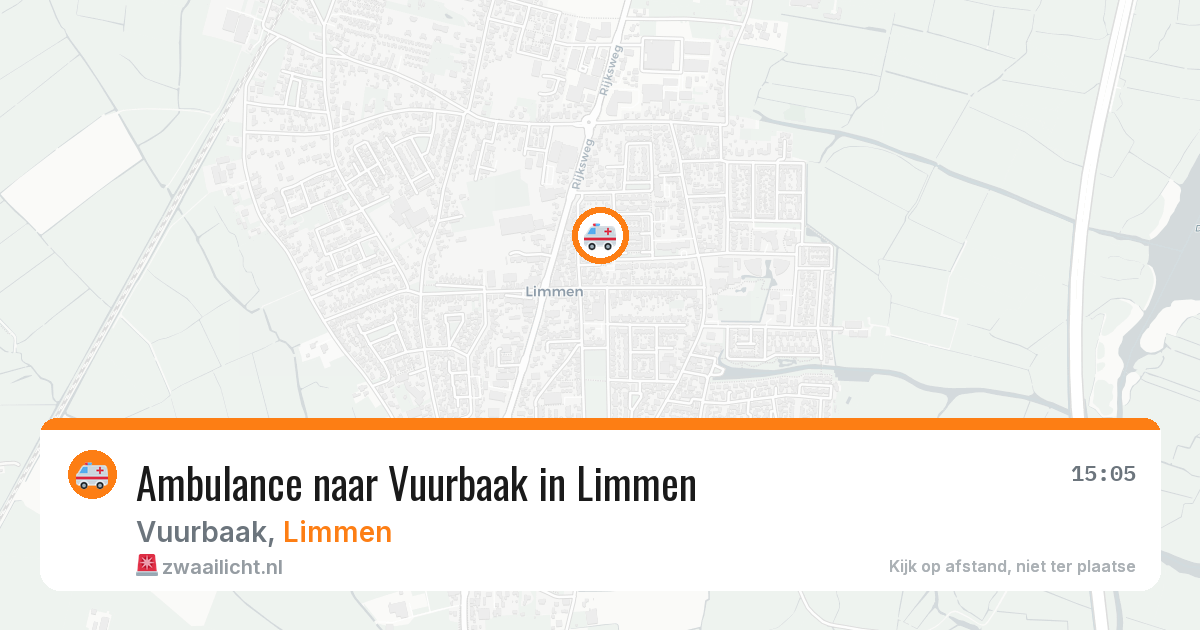 Ambulance naar Vuurbaak in Limmen — 19 jul 2026