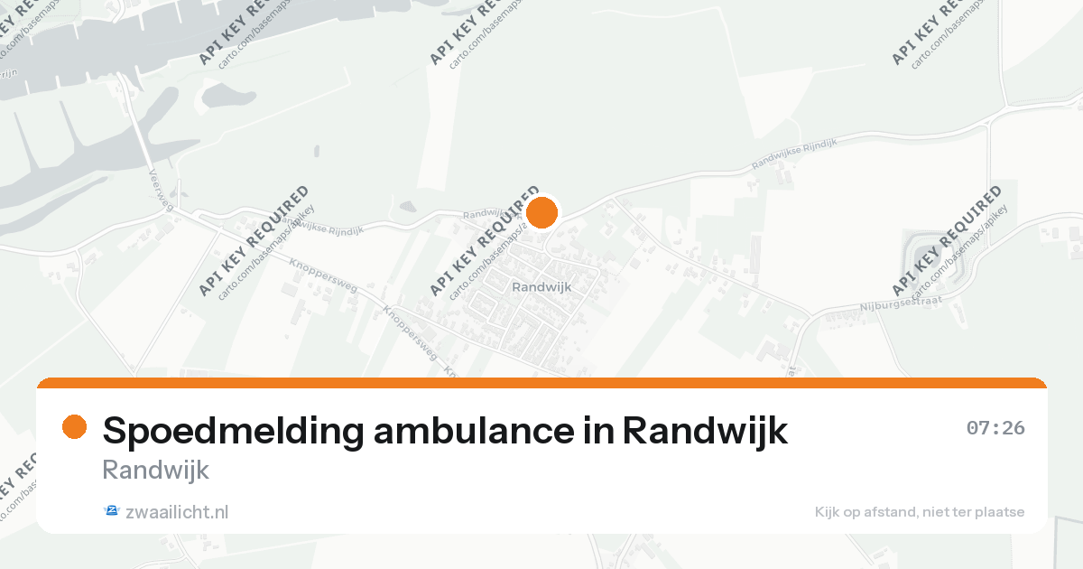 Spoedmelding ambulance in Randwijk — 7 feb 2026
