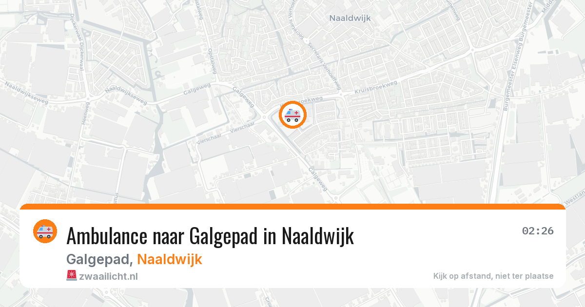 Ambulance naar Galgepad in Naaldwijk — 29 jan 2026