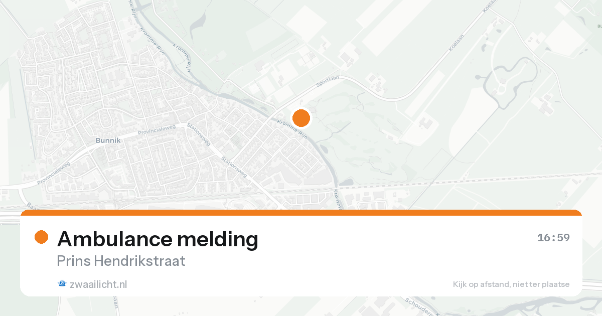 Ambulance melding — 30 jan 2026