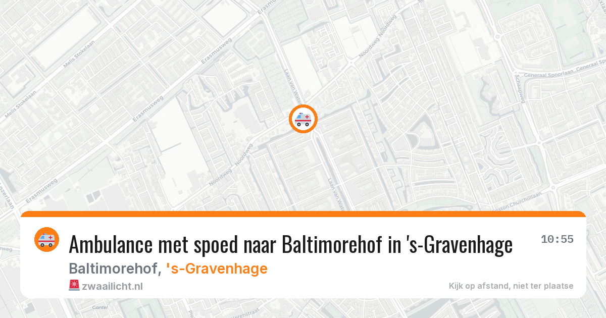Ambulance met spoed naar Baltimorehof in 's-Gravenhage — 6 apr 2026