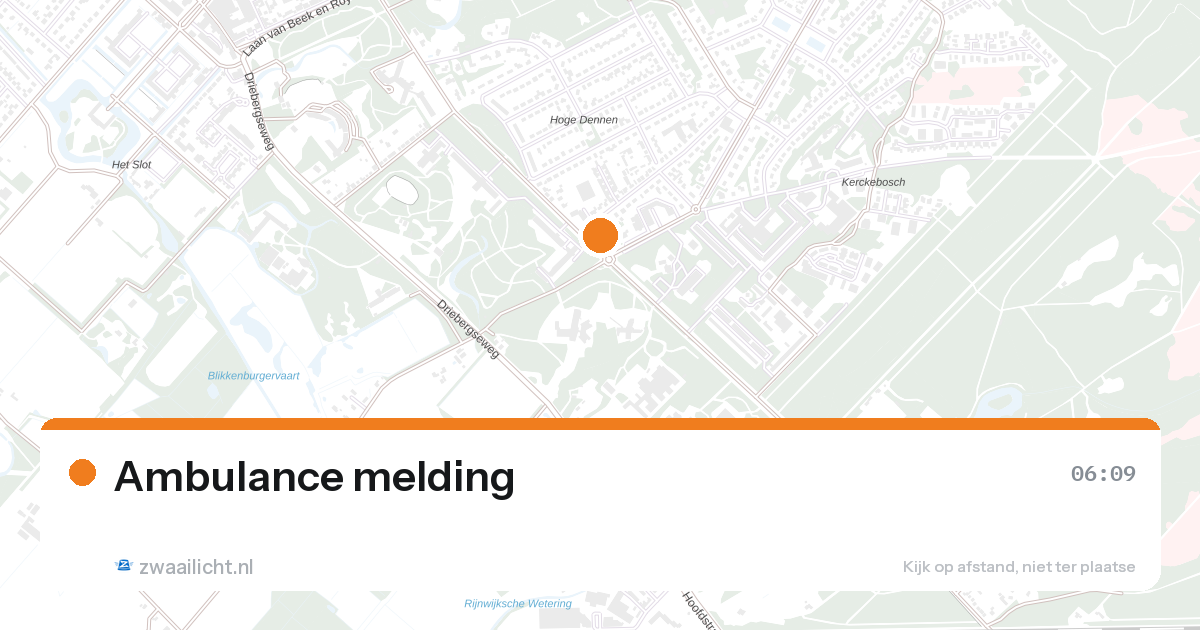 Ambulance melding — 7 feb 2026