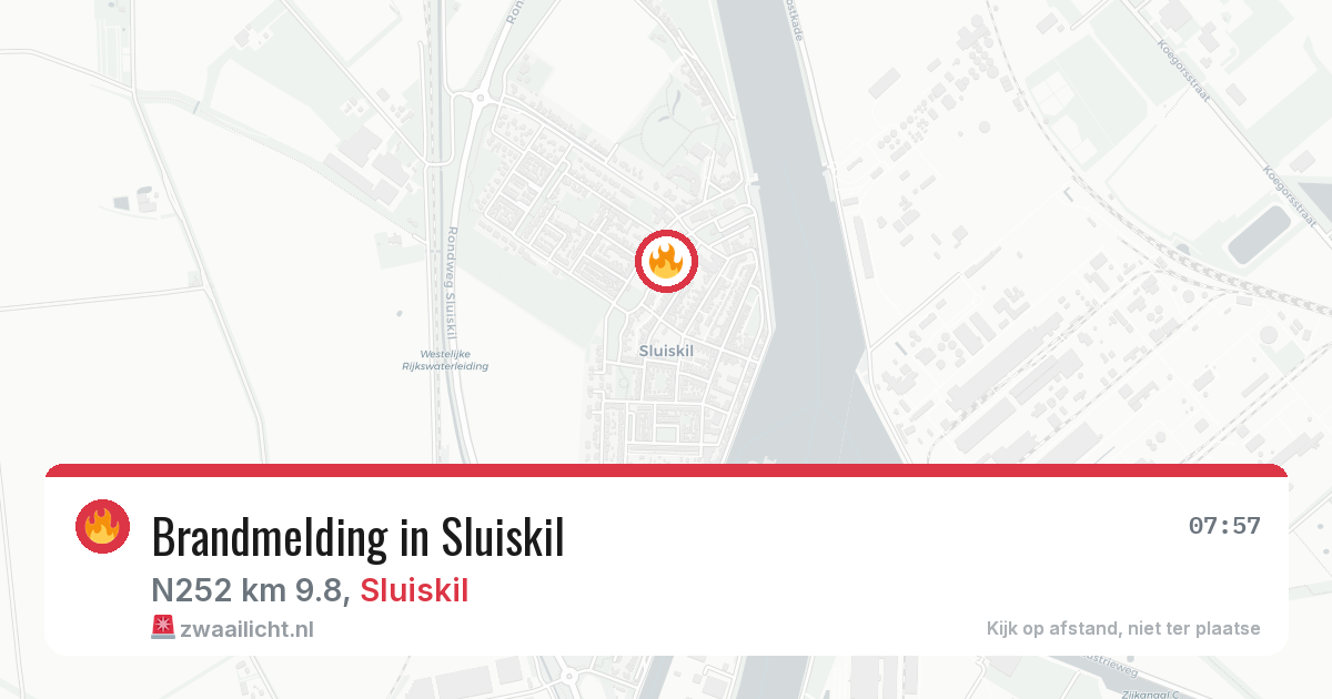 Brandmelding in Sluiskil — 27 mrt 2026