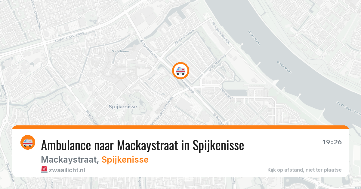 Ambulance naar Mackaystraat in Spijkenisse — 2 jun 2026